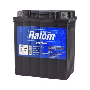 Bateria de Moto 7 Amperes Rtx7L-Bs Ht Raiom