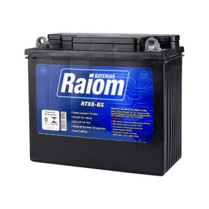 Bateria de Moto 7 Amperes Rtx8-Bs Raiom