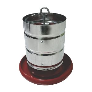 COMEDOURO AVES TUBULAR 5KG PRATO PLÁSTICO AVIPET