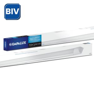 Luminária Linear LED Wide Tube 36W 6000K de Sobrepor Empalux Bivolt Luz Branca