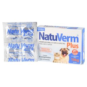 Vermífugo Natu Verm Plus 660mg 10KG