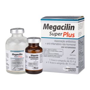 Megacilin Super Plus Injetável 15ml Agener União #I