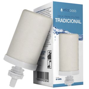 Vela Microporosa para Filtro de Barro e Porcelana Oasis