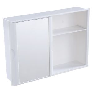 Armário Banheiro Plástico Versátil 28,4x40,8x9,5cm Astra