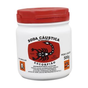 Soda Cáustica Escama 500g Escorpião