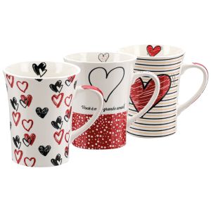 CANECA PORCELANA LOVE 340ML YANGZI