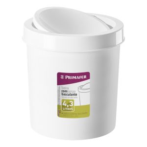 Lixeira Plástica Tampa Basculante 4,3 Litros Atlas Cores Variadas #V