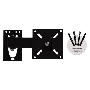 Suporte para TV Articulado LED/LCD 10" a 60" 3.0 Brasforma
