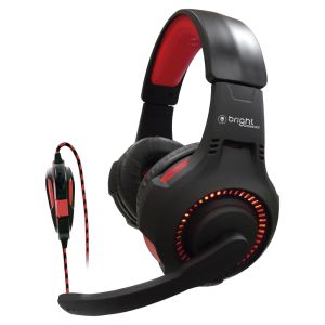 Fone de Ouvido Headset Gamer USB e P2 Bright