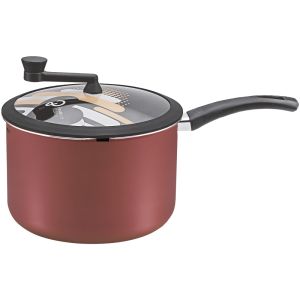 Pipoqueira Com Tampa Vidro Premium Cereja 24Cm 4,7L Panelux