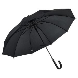 Guarda-Chuva Preto Automático 60cm Longo Hércules Milla