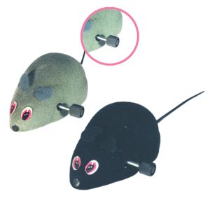 Brinquedo Pet Ratinhos Corda Veludo Chalesco Pet