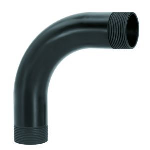 Curva 90 Eletroduto Roscável 1" Longa Preta Amanco