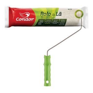 Rolo de Pintura em Lã Sintética com Cabo Condor Tamanhos Variados