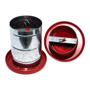 Comedouro Aves Tubular Prato Plástico Opusplast Pesos Variados