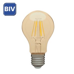 Lâmpada LED de Filamento Bulbo 4W Bivolt Luz Amarela Empalux