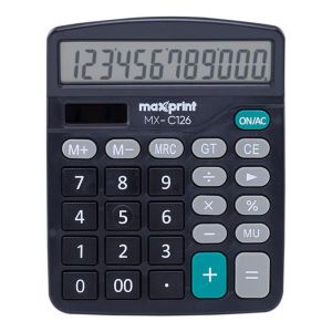 Calculadora De Mesa MX-C126 Maxprint