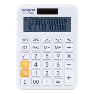 Calculadora De Mesa MX-C128B Maxprint