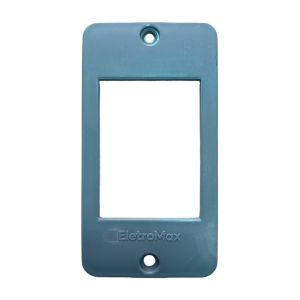 Placa 3 Teclas Eletroduto 1" Cinza Eletromax