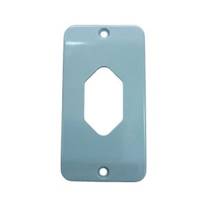 Placa Tomada Vertical Eletroduto 1" Cinza - Eletromax