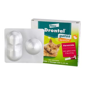 Drontal 1,12ml Elanco Pet Para Gatos de 5 a 8kg