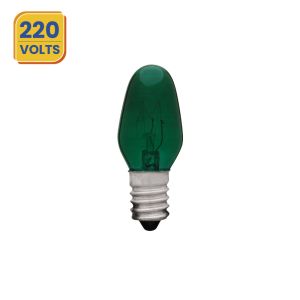 LÂMPADA INCANDESCENTE CHUPETA 7W 220V VERDE EMPALUX #ID