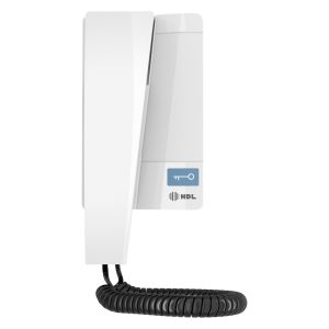 Interfone Sem Porteiro Eletrônico 1 Botão Branco HDL
