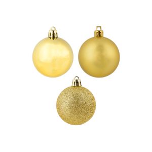 Bola de Natal Mista 6cm Yangzi Com 9 Cores Variadas
