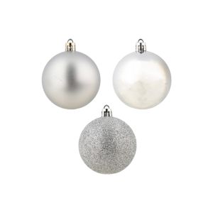 Bola de Natal Mista 6cm Yangzi Com 9 Cores Variadas