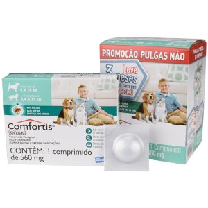 Comfortis Elanco Pet 560 mg Com 03 Comprimidos