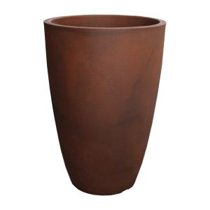 Vaso Liso Cônico 30 Aço Corten Japi