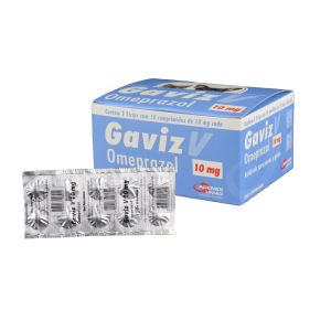 Gaviz Omeprazol 10mg com 10 Comprimidos Agener Pet
