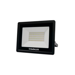 Refletor Led Slim 100W 12-24V Preto Bateria Empalux