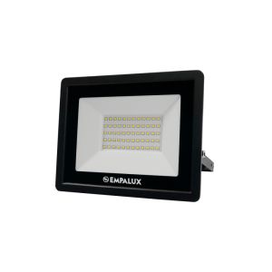 Refletor Led Slim 050W 12-24V Preto Bateria Empalux