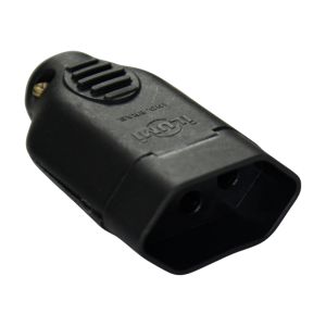 Pino Fêmea 2P+T 20A Preto Ilumi