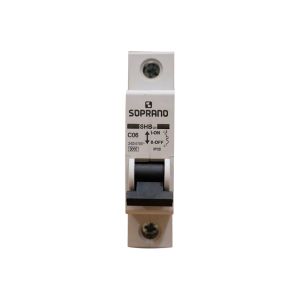 Disjuntor Din Unipolar 06A 3kA Soprano
