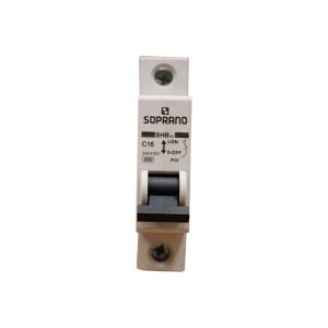 Disjuntor Din Unipolar 16A 3kA Soprano