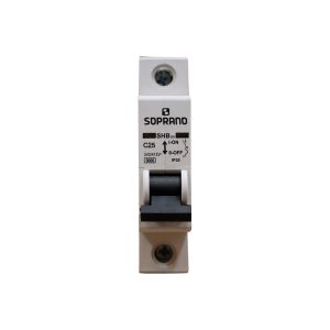 Disjuntor Din Unipolar 25A 3kA Soprano