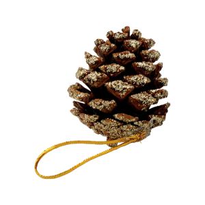 Pinha de Natal Com Gliter 6 Peças Yangzi