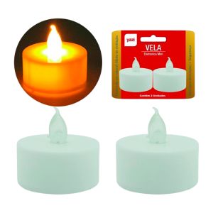 Mini Vela de Led Eletrônica Yangzi Com 2