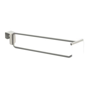Gancheira Dupla Porta Etiqueta Branco 30cm Bluelight