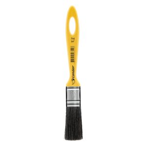 Trincha B 3/4" Cabo Amarelo Cerda Preta Condor