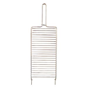 Grelha Dobrável Reta 17x58cm Aramig para Churrasqueira