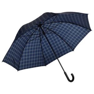 Guarda-Chuva Xadrez Barracão com Cabo Curvo Milla