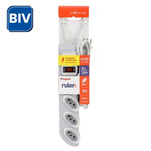 Filtro de Linha para 04 Tomadas 2P+T Bivolt Daneva