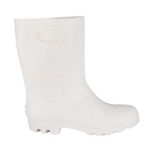 Bota PVC Vulcabras Branca Cano Médio Sem Forro Tamanhos Variados