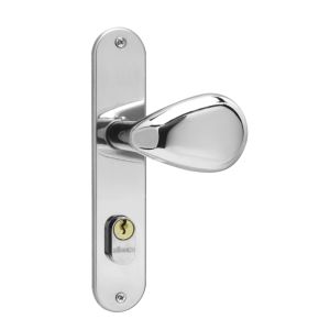 Fechadura Inox para Porta Externa Taco de Golfe Aliança