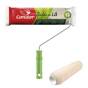 Rolo de Pintura de Lã Mista 23 cm com Cabo Condor